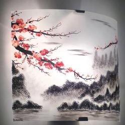 Applique murale décorative japonisante