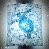 Applique murale décorée d'une tortue de mer