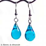 Boucles d'oreille goutte bleu turquoise vendues en ligne